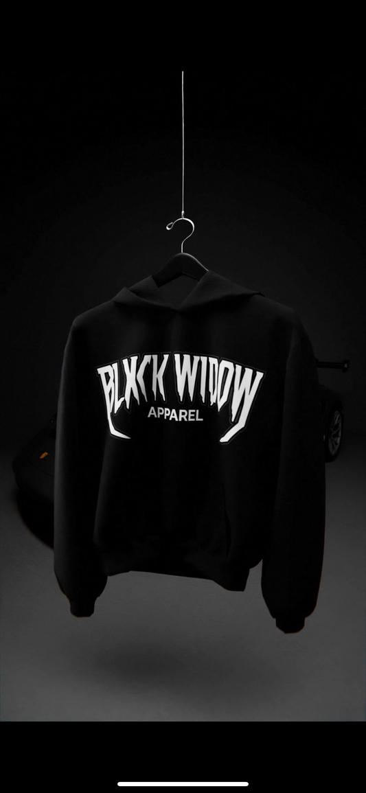 BLXCKWIDOW Logo Hoodie, Black