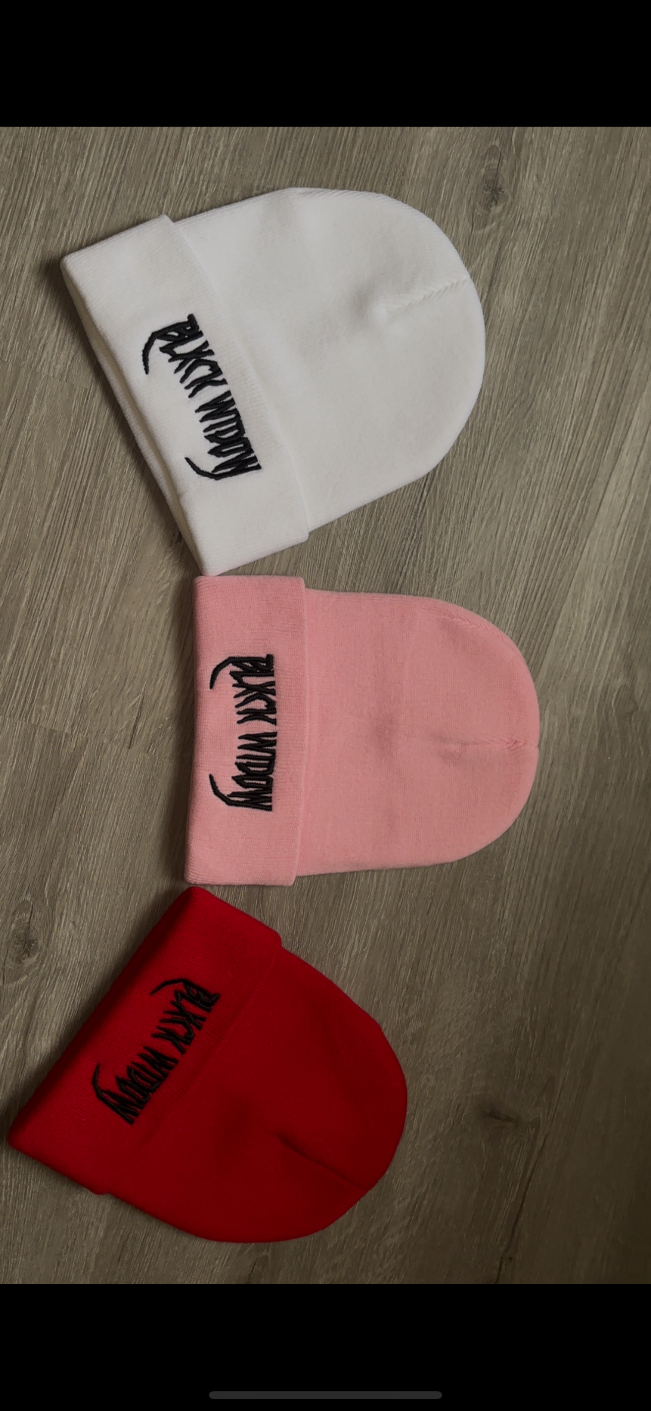 BLXCKWIDOW Embroidered Logo Beanie